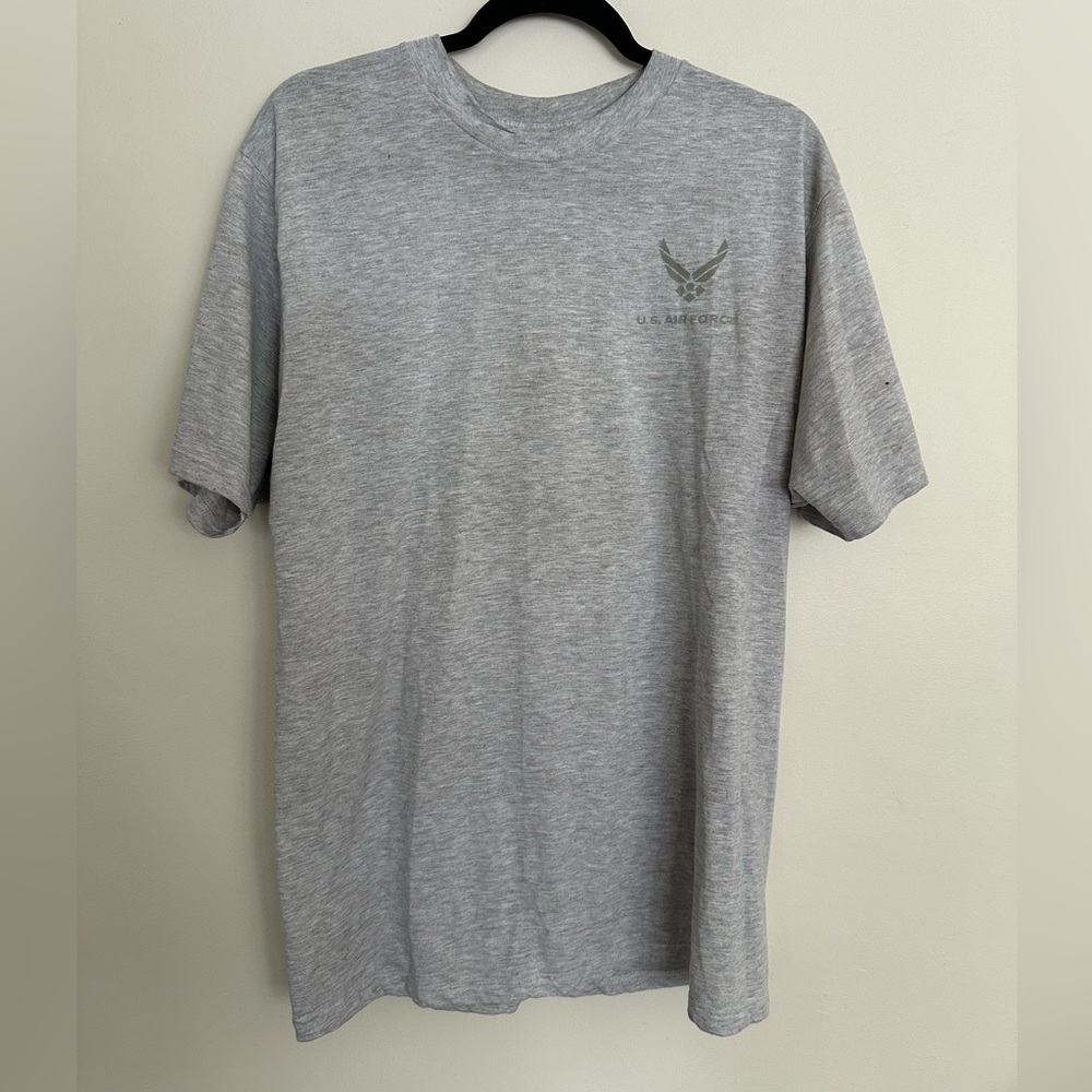 U.S. Air Force IPTU Gray Graphic Tee Large‎ EUC